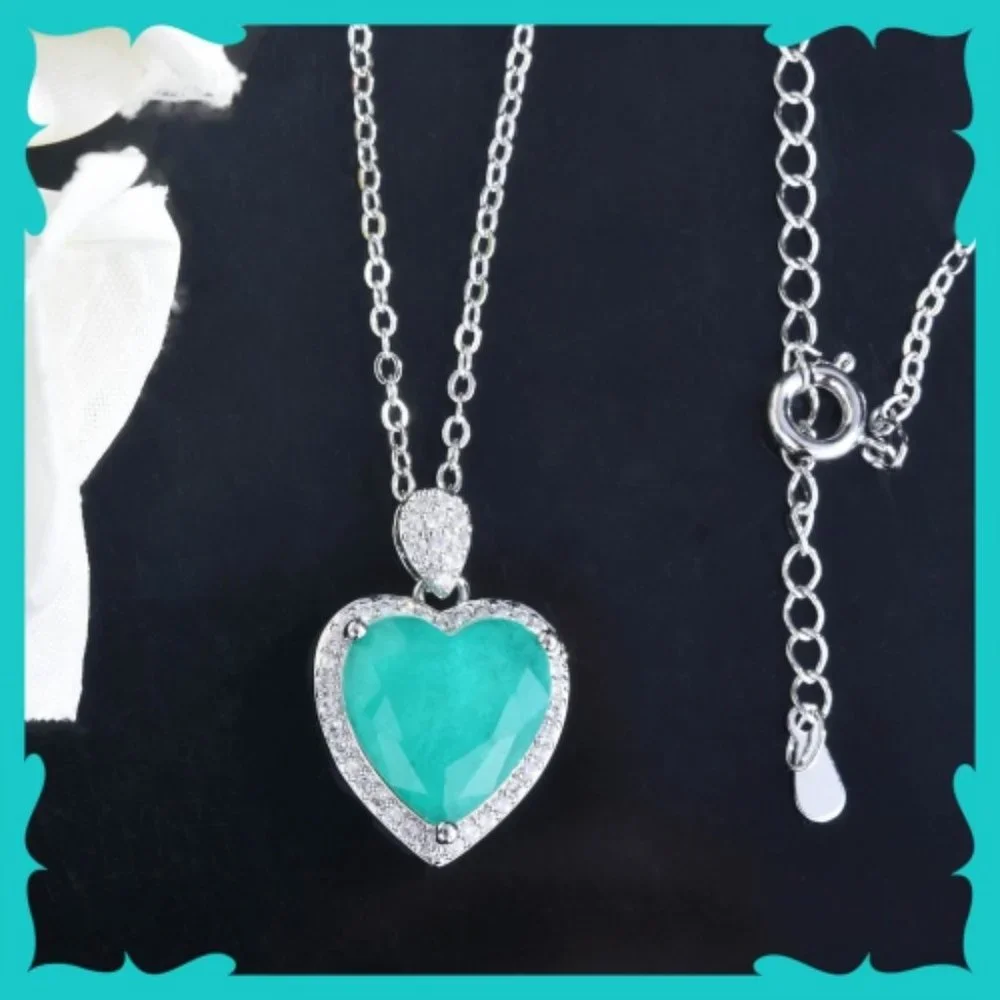 Gorgeous Brazilian Neon Blue Paraiba Tourmaline 3pc Jewelry Set not 925 - Picture 3 of 10